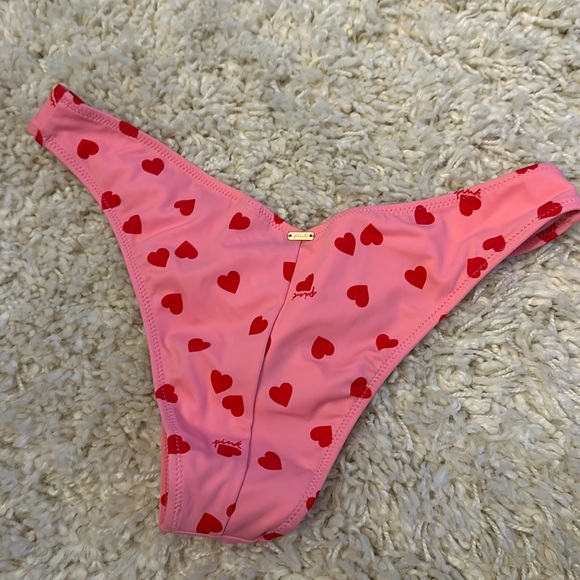Victoria’s Secret PINK heart bikini bottoms S - Picture 2 of 5